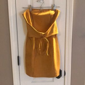 Tube dress (mustard color)
